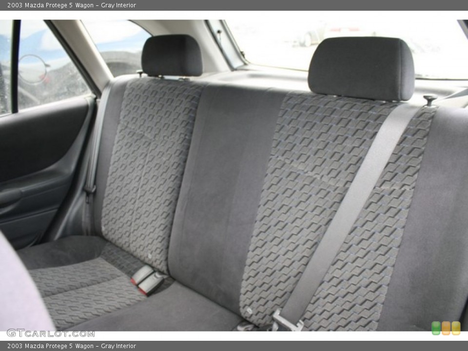 Gray Interior Rear Seat for the 2003 Mazda Protege 5 Wagon #80339751