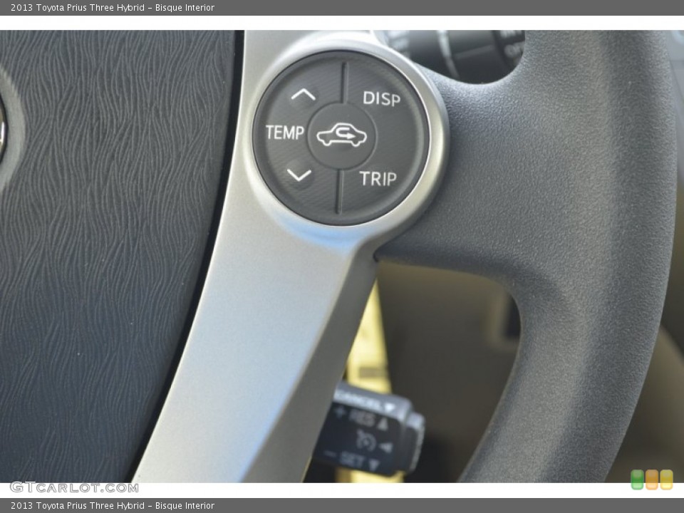 Bisque Interior Controls for the 2013 Toyota Prius Three Hybrid #80339894