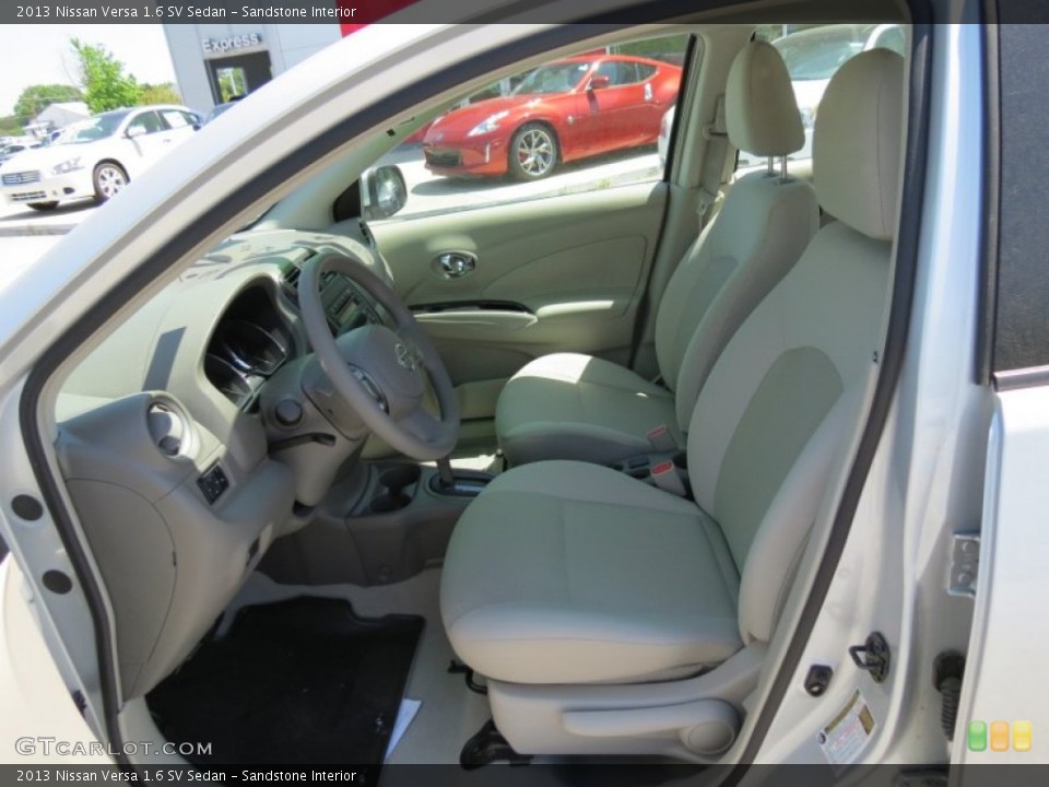 Sandstone 2013 Nissan Versa Interiors