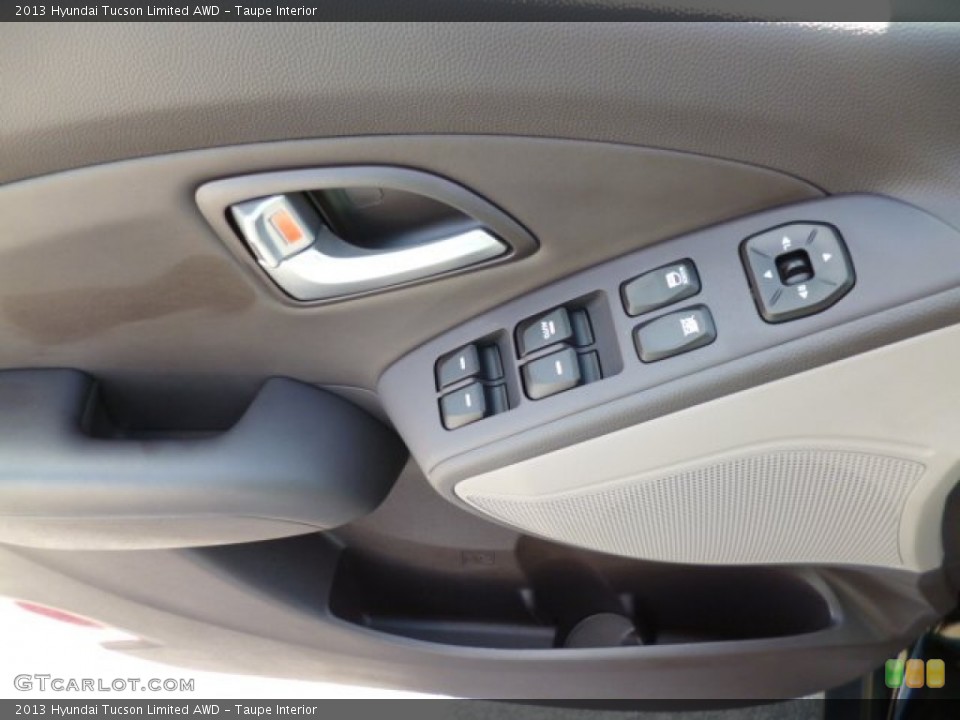 Taupe Interior Controls for the 2013 Hyundai Tucson Limited AWD #80340530