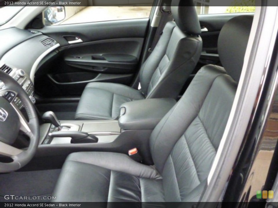 Black Interior Photo for the 2012 Honda Accord SE Sedan #80340927
