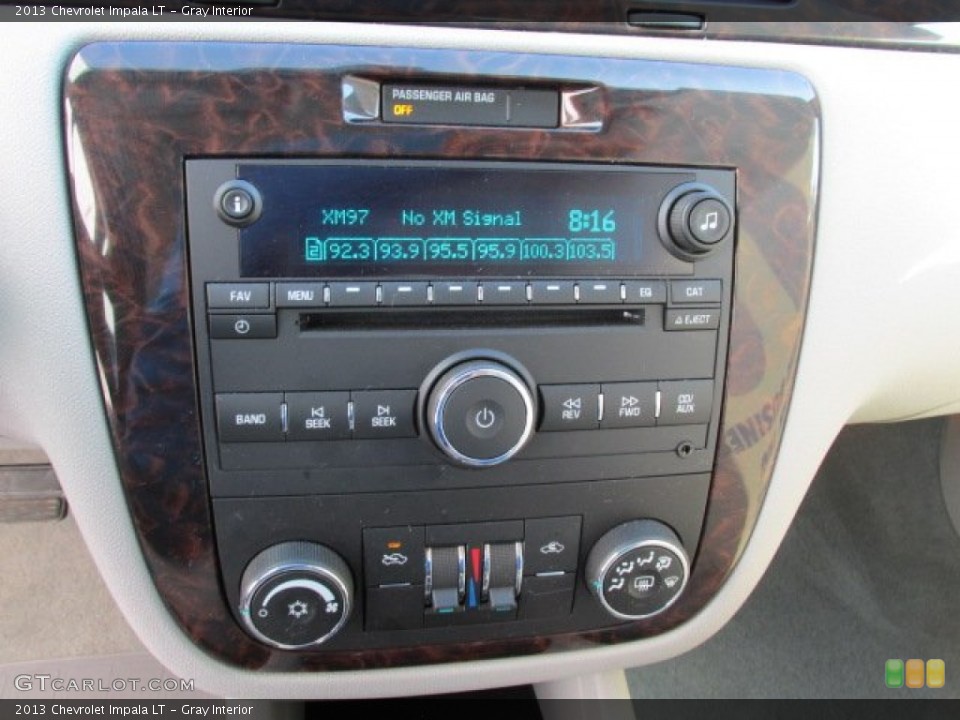 Gray Interior Controls for the 2013 Chevrolet Impala LT #80341733