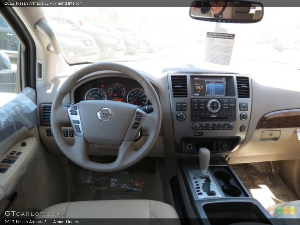 Almond Interior Dashboard for the 2013 Nissan Armada SL #80342635