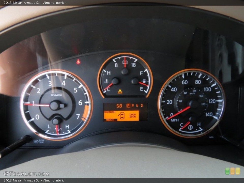 Almond Interior Gauges for the 2013 Nissan Armada SL #80342689