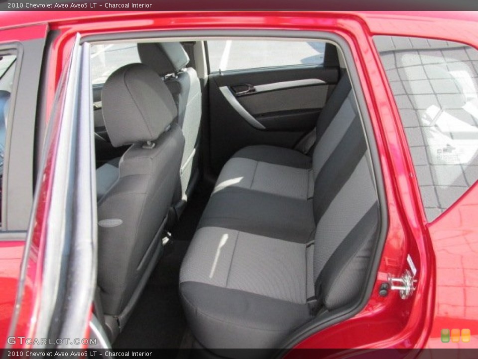 Charcoal Interior Rear Seat for the 2010 Chevrolet Aveo Aveo5 LT #80343800