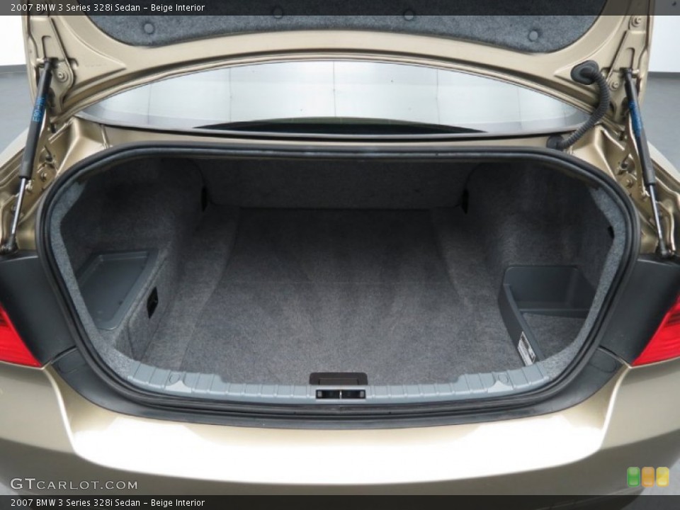 Beige Interior Trunk for the 2007 BMW 3 Series 328i Sedan #80343908