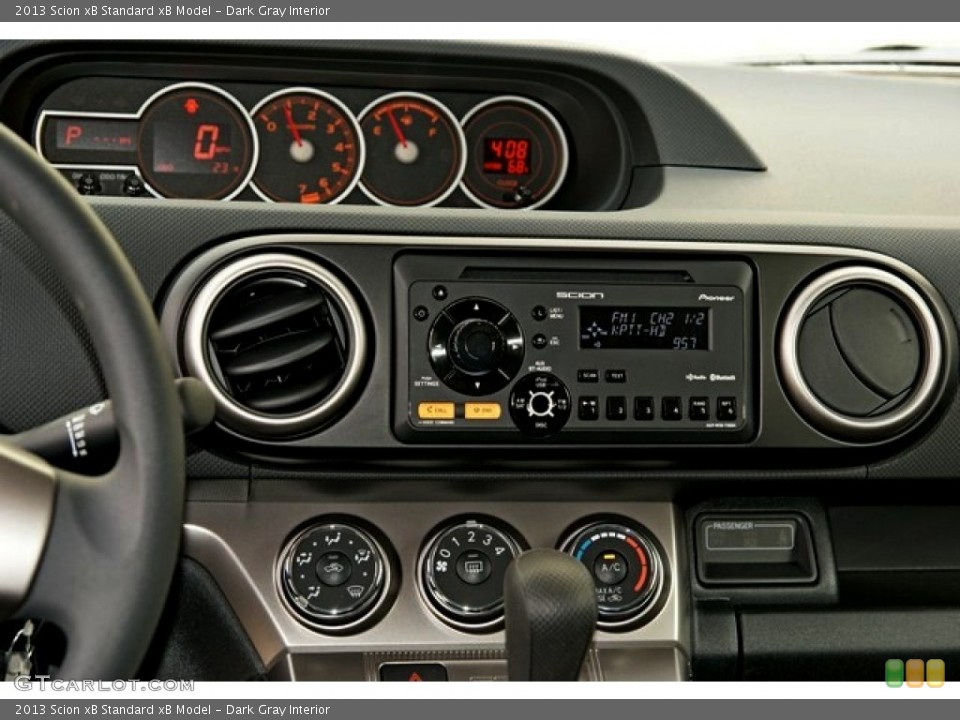 Dark Gray Interior Controls for the 2013 Scion xB  #80343936