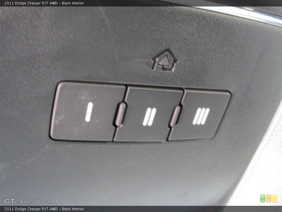 Black Interior Controls for the 2011 Dodge Charger R/T AWD #80344178