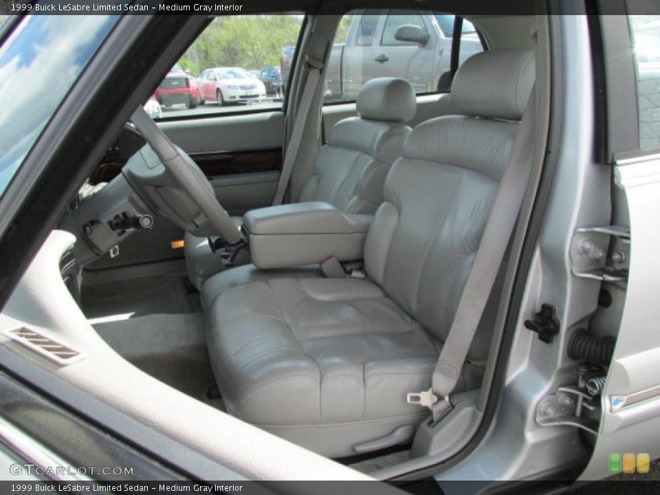 Medium Gray Interior Front Seat for the 1999 Buick LeSabre Limited Sedan #80344754
