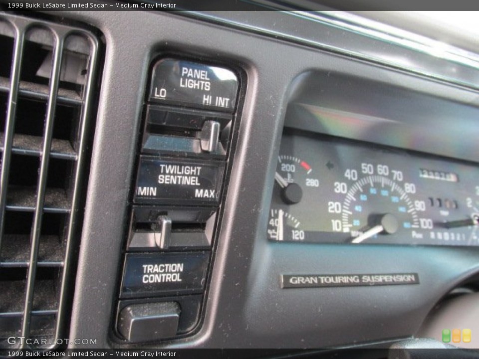 Medium Gray Interior Controls for the 1999 Buick LeSabre Limited Sedan #80344838