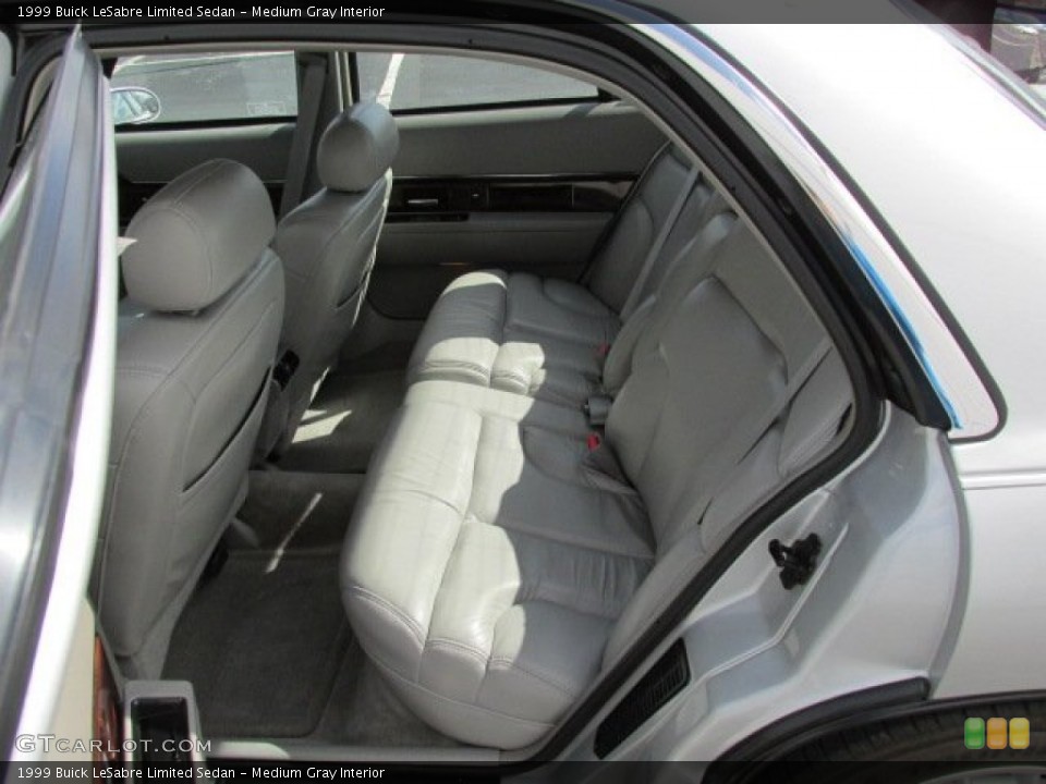 Medium Gray Interior Rear Seat for the 1999 Buick LeSabre Limited Sedan #80344877