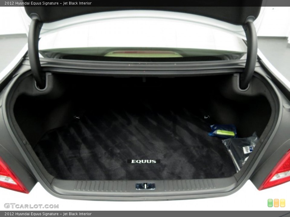 Jet Black Interior Trunk for the 2012 Hyundai Equus Signature #80345021