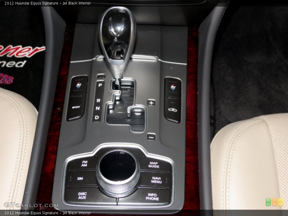 Jet Black Interior Transmission for the 2012 Hyundai Equus Signature #80345190