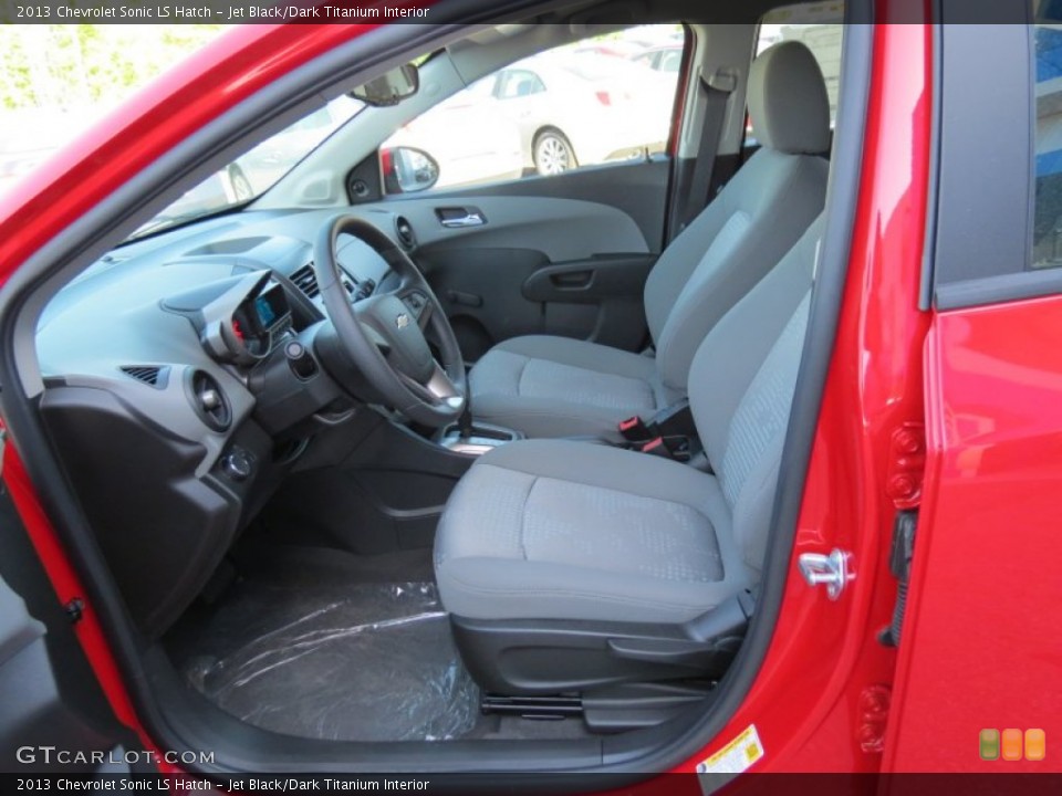 Jet Black/Dark Titanium Interior Photo for the 2013 Chevrolet Sonic LS Hatch #80345324