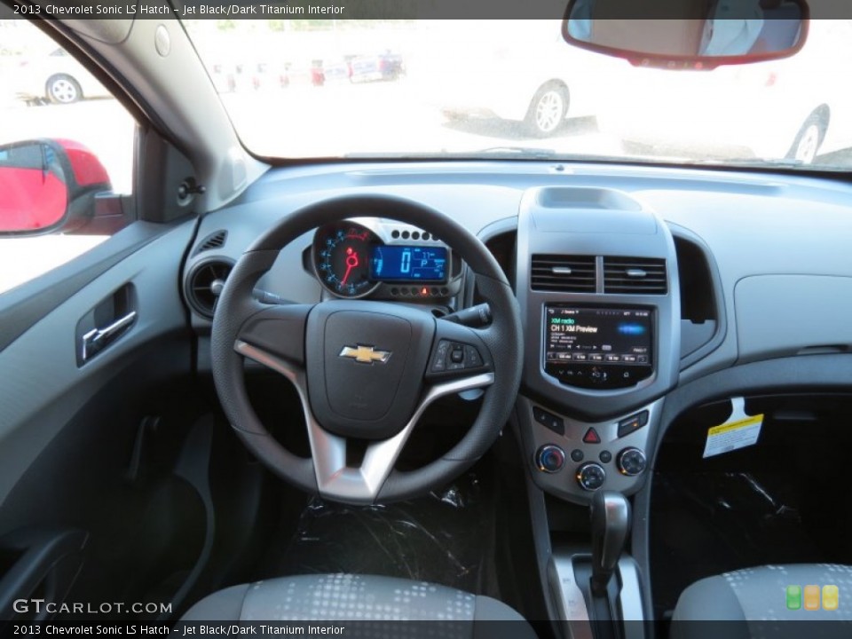Jet Black/Dark Titanium Interior Dashboard for the 2013 Chevrolet Sonic LS Hatch #80345387