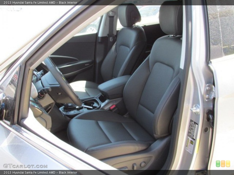 Black Interior Front Seat for the 2013 Hyundai Santa Fe Limited AWD #80346199