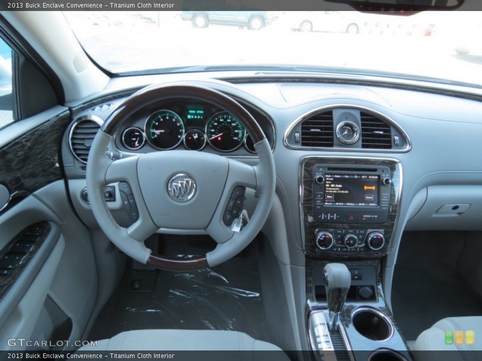 Titanium Cloth Interior Dashboard for the 2013 Buick Enclave Convenience #80346530