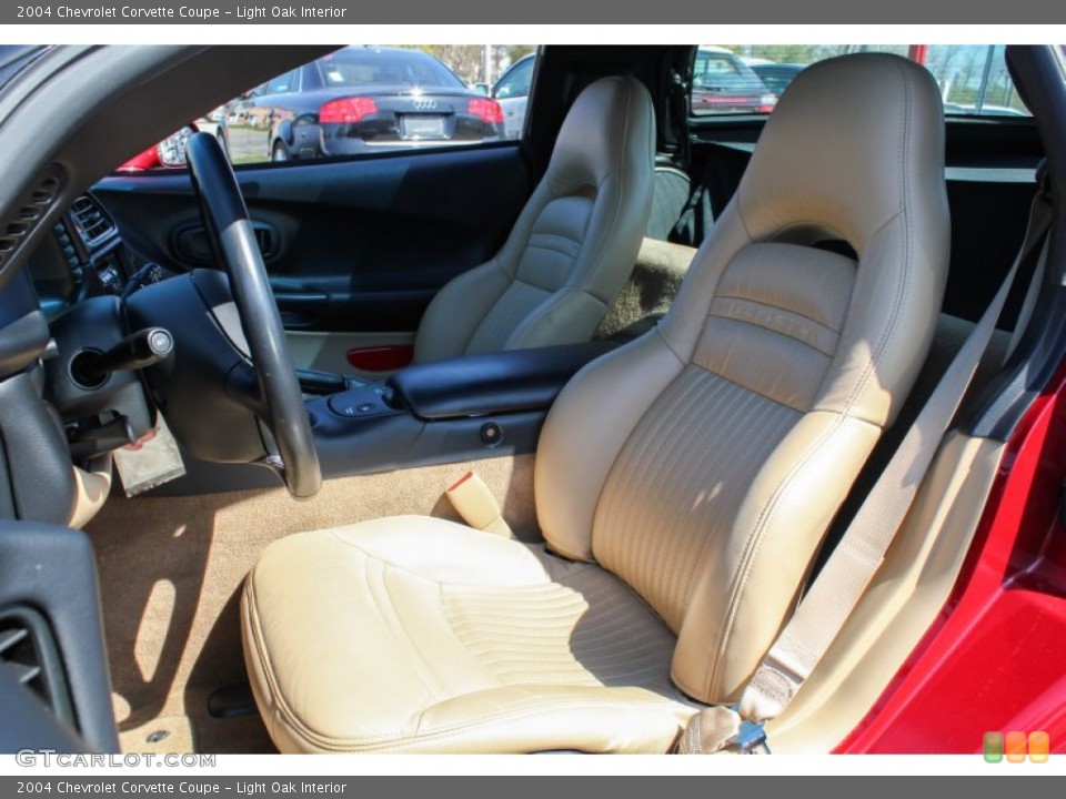 Light Oak Interior Front Seat for the 2004 Chevrolet Corvette Coupe #80347026