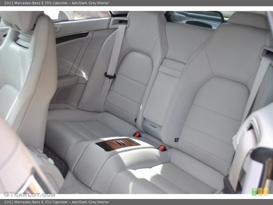 Ash/Dark Grey Interior Rear Seat for the 2011 Mercedes-Benz E 350 Cabriolet #80347590