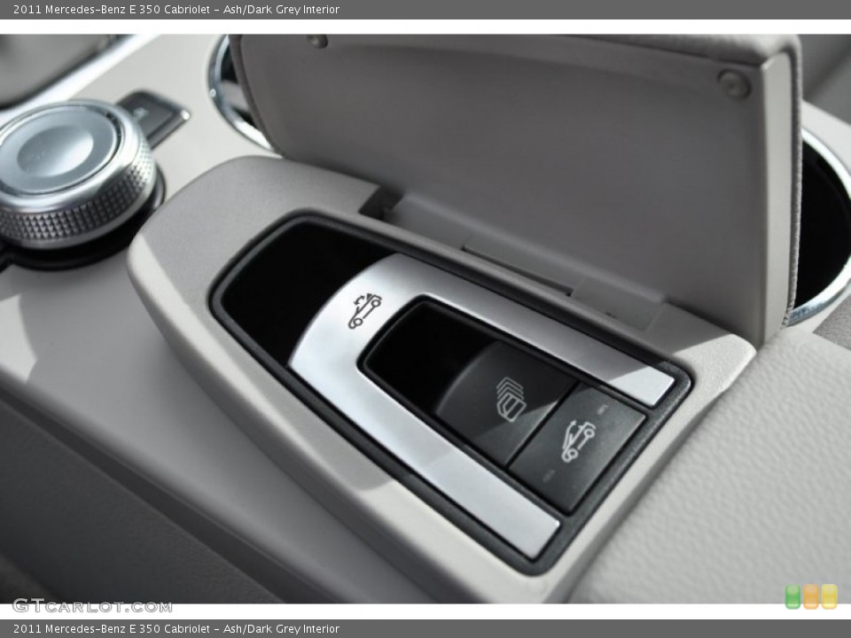 Ash/Dark Grey Interior Controls for the 2011 Mercedes-Benz E 350 Cabriolet #80347623