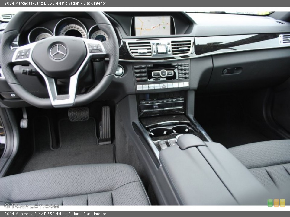 Black Interior Dashboard for the 2014 Mercedes-Benz E 550 4Matic Sedan #80348105