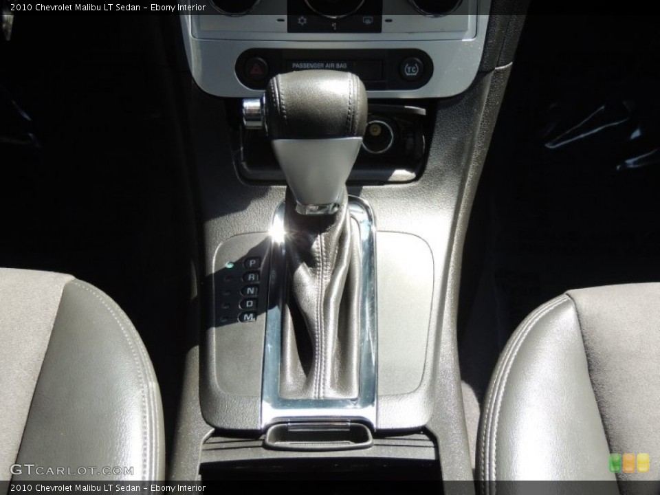 Ebony Interior Transmission for the 2010 Chevrolet Malibu LT Sedan #80348352
