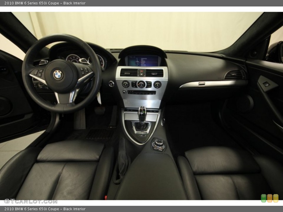 Black Interior Dashboard for the 2010 BMW 6 Series 650i Coupe #80348538