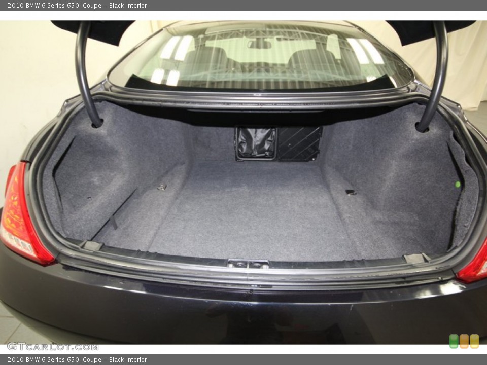Black Interior Trunk for the 2010 BMW 6 Series 650i Coupe #80348789