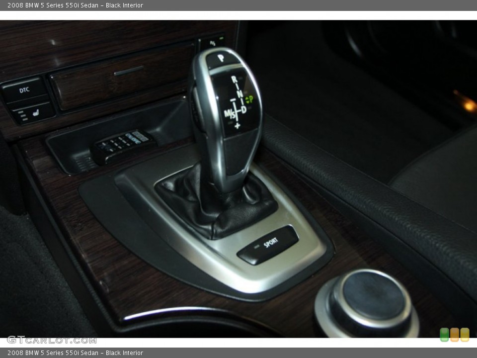 Black Interior Transmission for the 2008 BMW 5 Series 550i Sedan #80348800