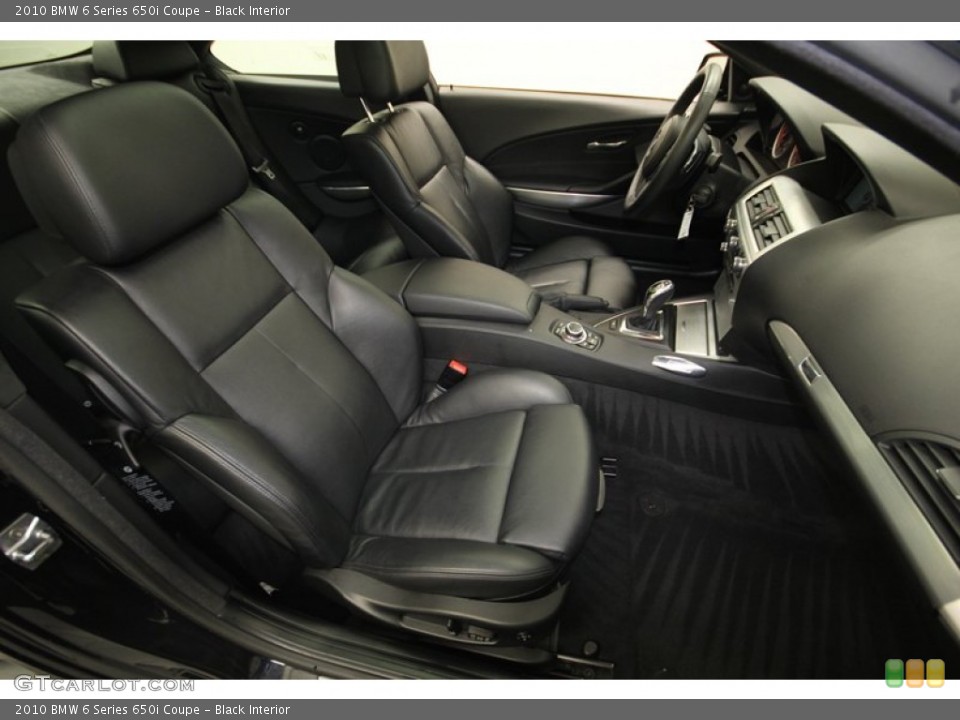 Black Interior Photo for the 2010 BMW 6 Series 650i Coupe #80348835