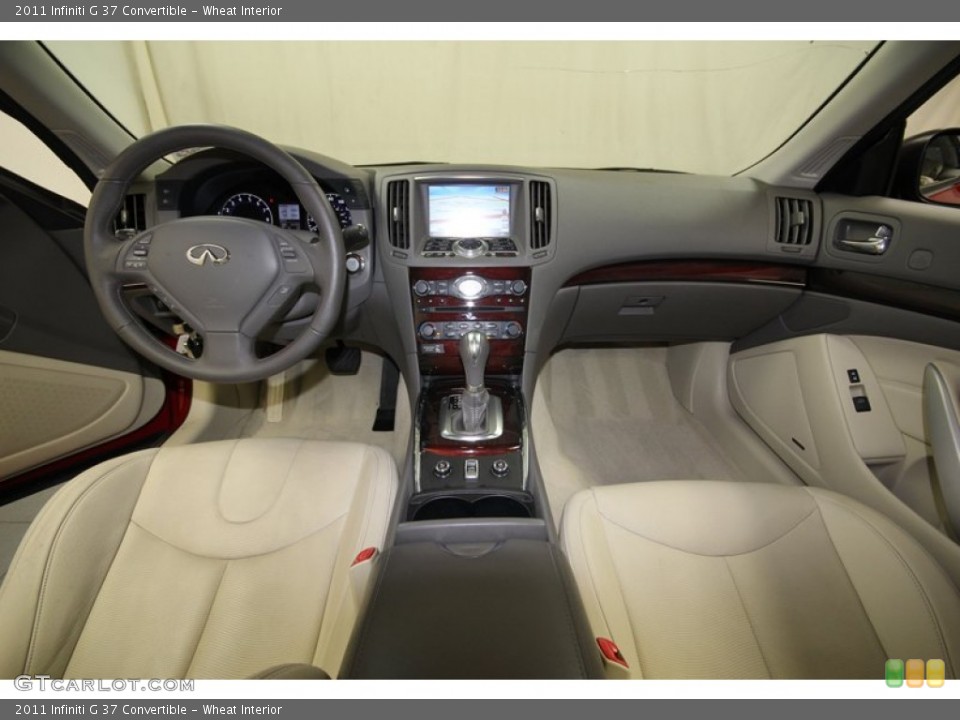Wheat Interior Dashboard for the 2011 Infiniti G 37 Convertible #80348907