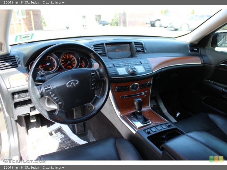 Graphite Interior Dashboard for the 2006 Infiniti M 35x Sedan #80348979