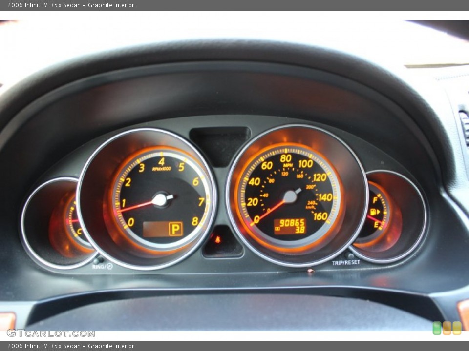 Graphite Interior Gauges for the 2006 Infiniti M 35x Sedan #80348989