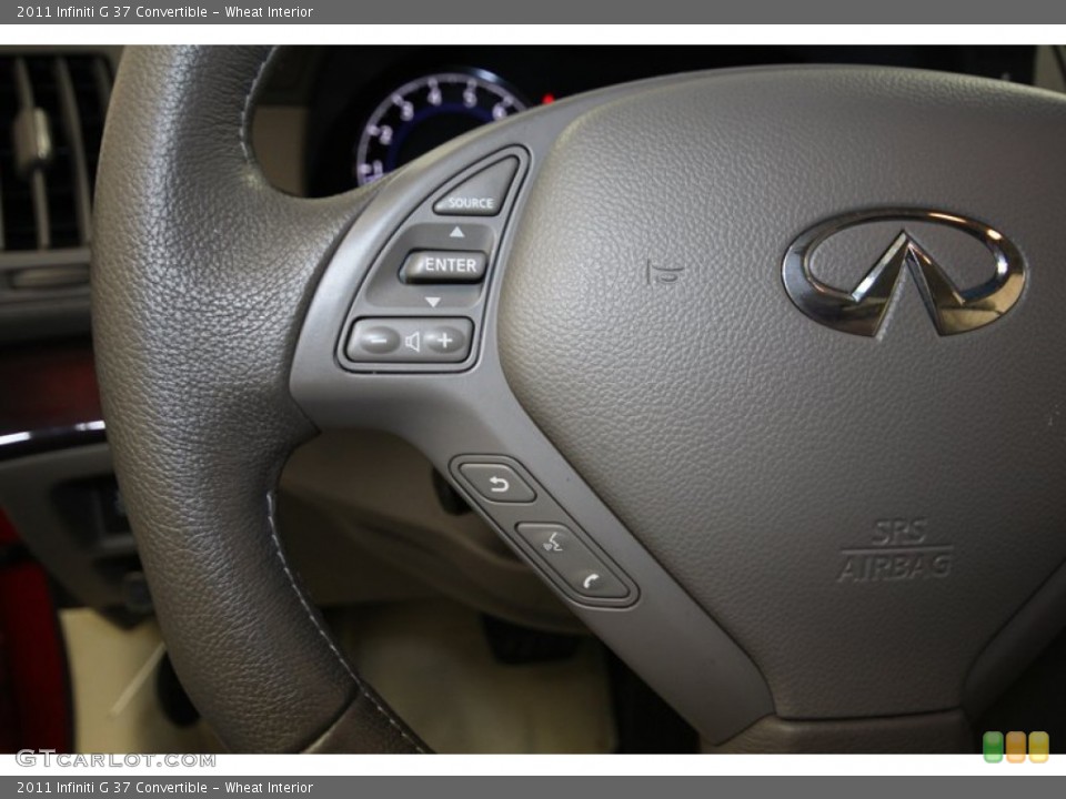 Wheat Interior Controls for the 2011 Infiniti G 37 Convertible #80349129
