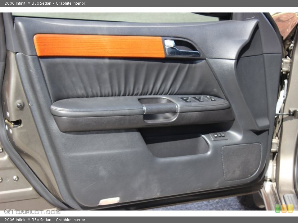 Graphite Interior Door Panel for the 2006 Infiniti M 35x Sedan #80349141