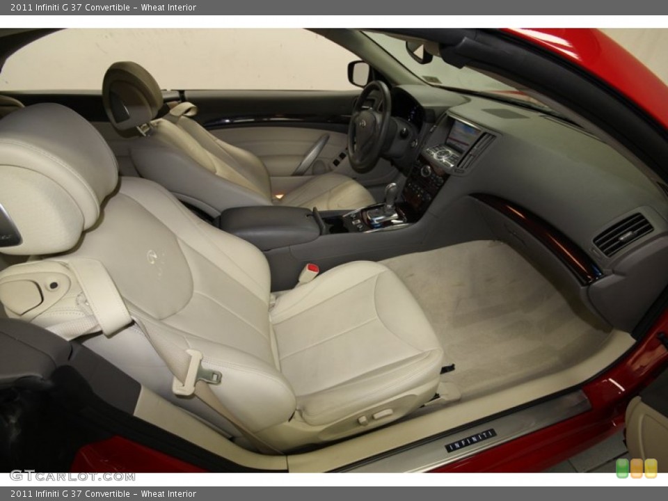 Wheat Interior Front Seat for the 2011 Infiniti G 37 Convertible #80349186
