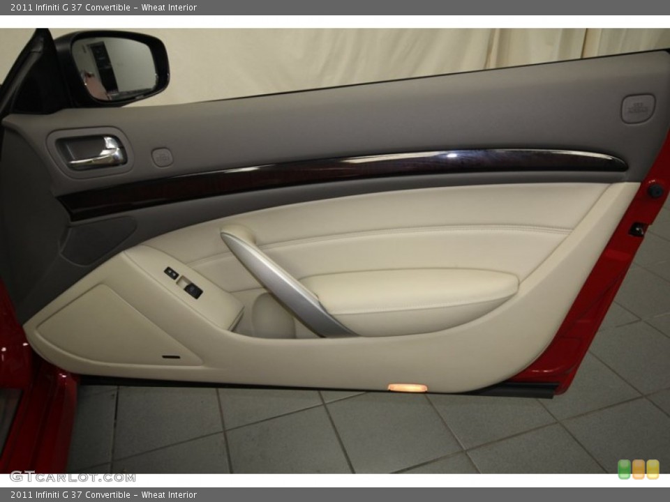 Wheat Interior Door Panel for the 2011 Infiniti G 37 Convertible #80349204