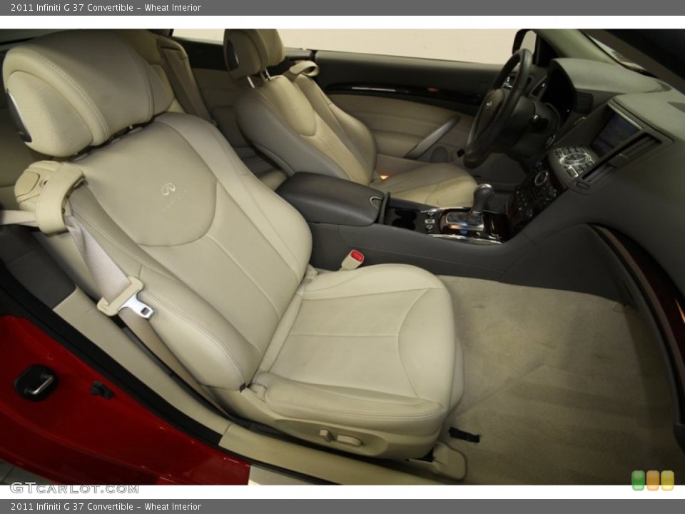 Wheat Interior Front Seat for the 2011 Infiniti G 37 Convertible #80349223