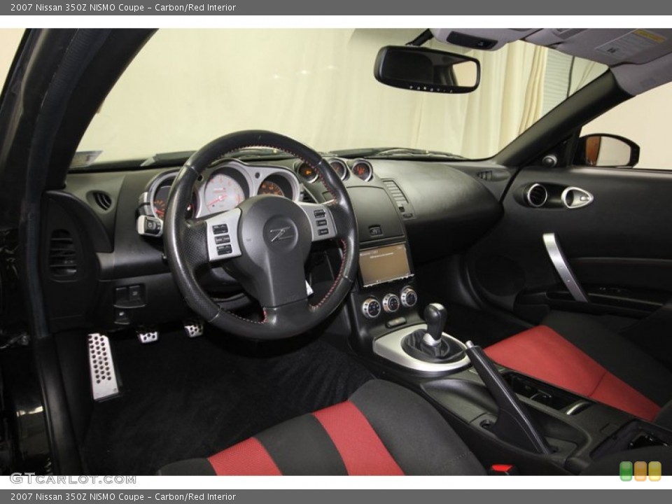 Carbon/Red Interior Dashboard for the 2007 Nissan 350Z NISMO Coupe #80349315