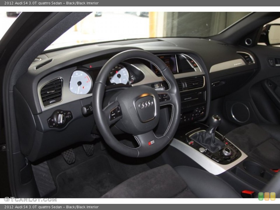 Black/Black Interior Photo for the 2012 Audi S4 3.0T quattro Sedan #80349619
