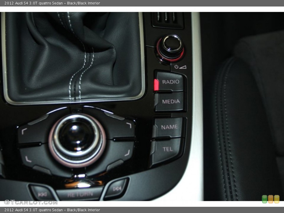 Black/Black Interior Controls for the 2012 Audi S4 3.0T quattro Sedan #80349672