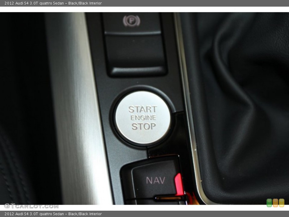 Black/Black Interior Controls for the 2012 Audi S4 3.0T quattro Sedan #80349738