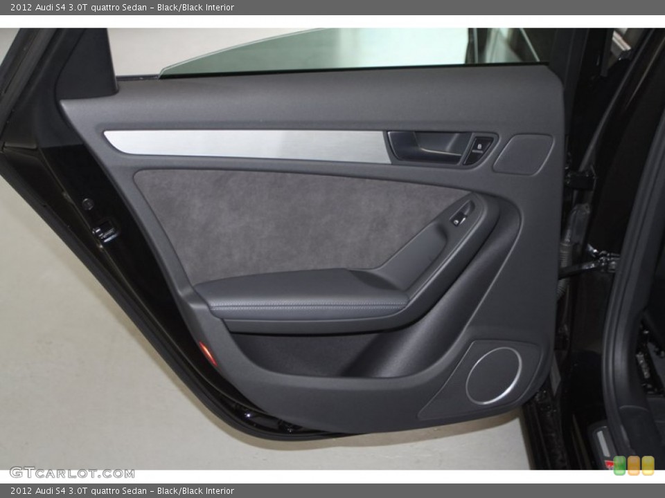 Black/Black Interior Door Panel for the 2012 Audi S4 3.0T quattro Sedan #80349766