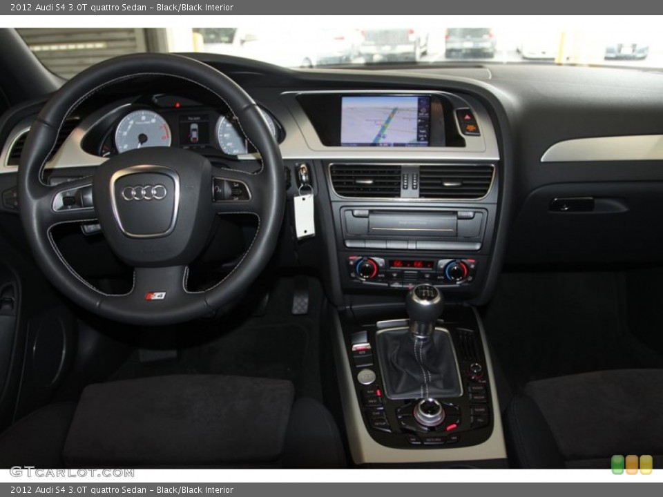 Black/Black Interior Dashboard for the 2012 Audi S4 3.0T quattro Sedan #80349792