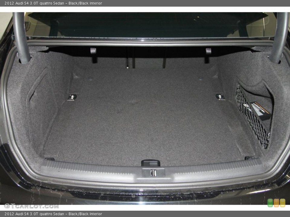 Black/Black Interior Trunk for the 2012 Audi S4 3.0T quattro Sedan #80349830