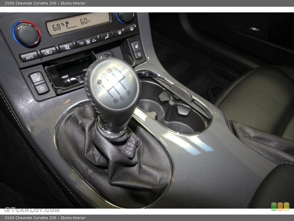 Ebony Interior Transmission for the 2009 Chevrolet Corvette Z06 #80350306