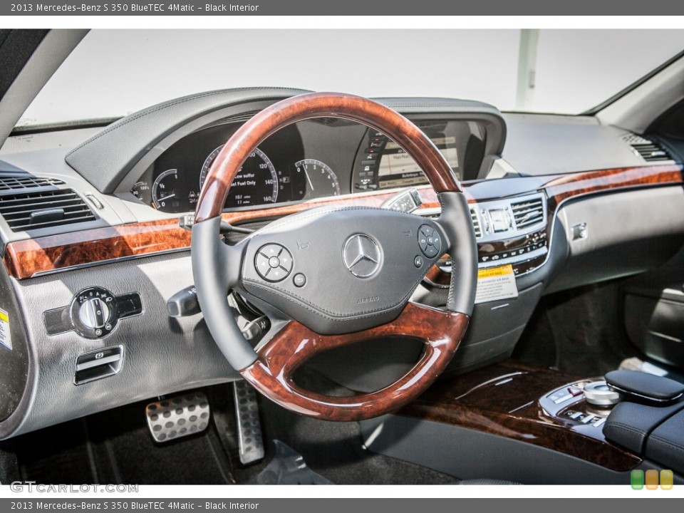 Black Interior Dashboard for the 2013 Mercedes-Benz S 350 BlueTEC 4Matic #80351847