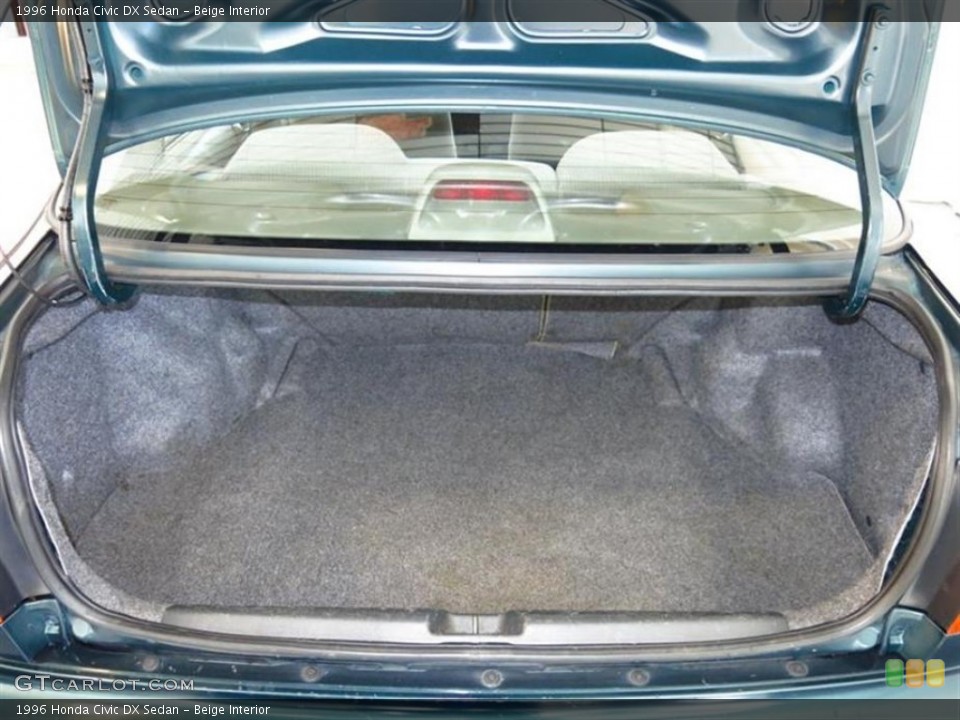 Beige Interior Trunk for the 1996 Honda Civic DX Sedan #80353560