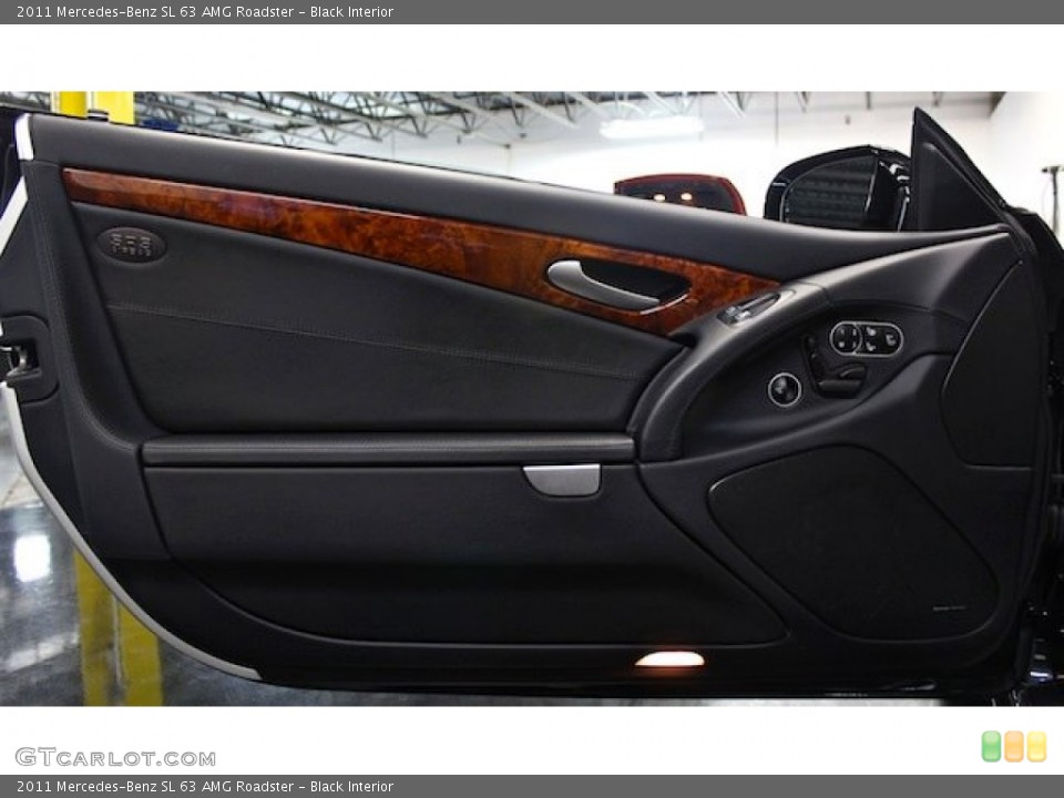 Black Interior Door Panel for the 2011 Mercedes-Benz SL 63 AMG Roadster #80354916