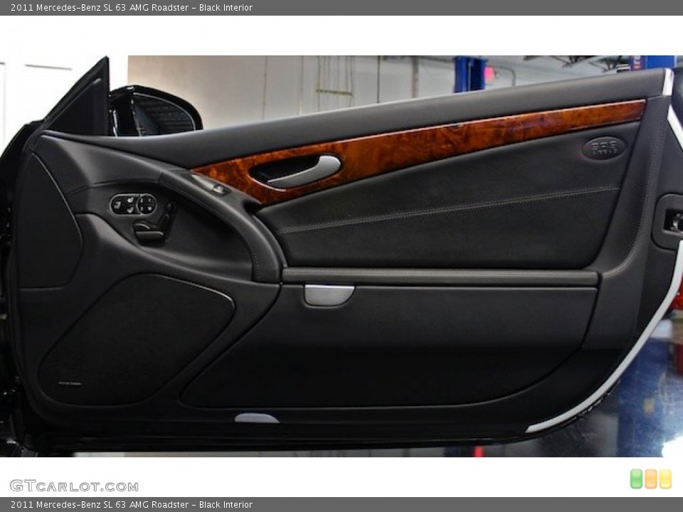 Black Interior Door Panel for the 2011 Mercedes-Benz SL 63 AMG Roadster #80354952